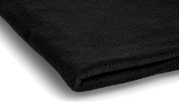 Polar fleece látka 200 g/m², šířka 150 cm, černý, metráž