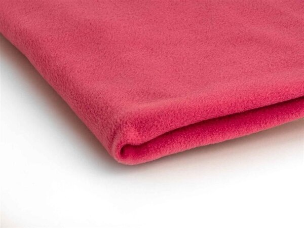 Polar fleece látka 200 g/m², šířka 150 cm, korálový, metráž