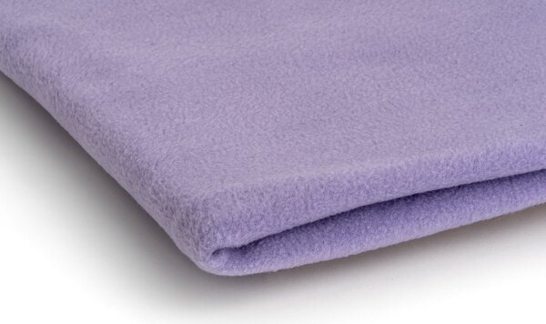 Polar fleece látka 200 g/m², šířka 150 cm, světle fialový, metráž