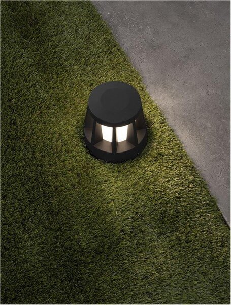 NV 9492660 Venkovní sloupkové svítidlo STARK antracitový hliník a matný akryl LED 8.2W 3000K 220-240V 168st. IP65 - NOVA LUCE