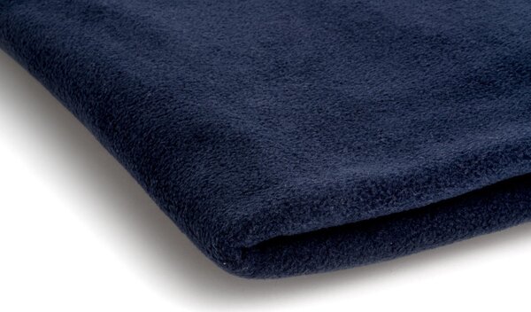 Polar fleece látka 200 g/m², šířka 150 cm, tmavě modrý, metráž