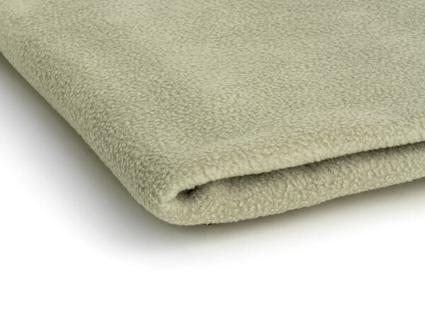 Polar fleece látka 200 g/m², šířka 150 cm, světle olivový, metráž