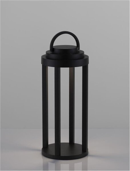 NV 9492700 Venkovní stolní lampa MOCHA antracitový hliník a čiré sklo LED 2W 3000K 5V DC 96st. IP54 - NOVA LUCE