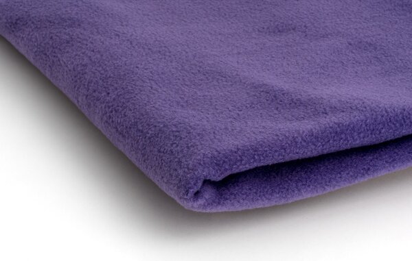 Polar fleece látka 200 g/m², šířka 150 cm, fialový, metráž