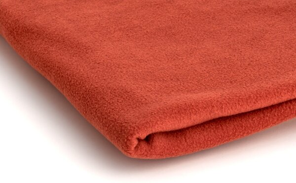 Polar fleece látka 200 g/m², šířka 150 cm, rudý, metráž