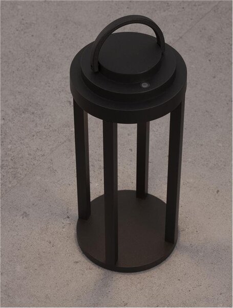 NV 9492700 Venkovní stolní lampa MOCHA antracitový hliník a čiré sklo LED 2W 3000K 5V DC 96st. IP54 - NOVA LUCE