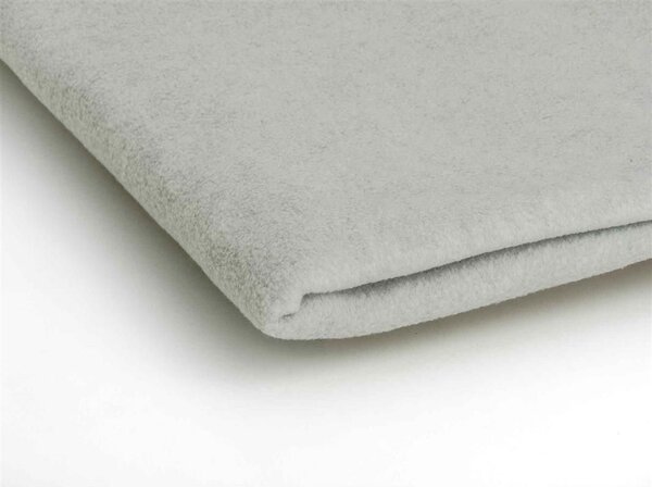 Polar fleece látka 200 g/m², šířka 150 cm, světle šedý melanž, metráž