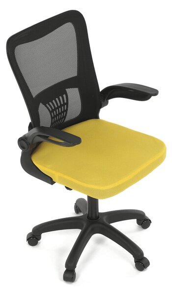 Juniorská židle SMARTSIT - žlutá síťovina