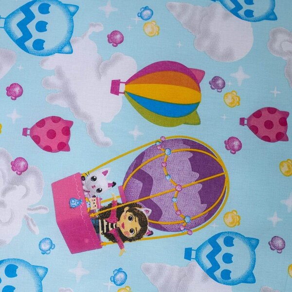 Povlečení Gabbys Dollhouse Balloon 140x200, 70x90 cm