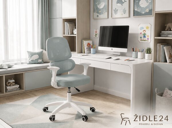Dětská rostoucí židle PROKID - zelená síťovina