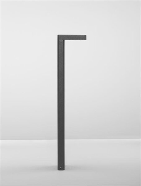 NV 9492770 Venkovní sloupkové svítidlo POET antracitový hliník a čiré sklo LED 8W 3000K 220-240V 94st. IP65 - NOVA LUCE