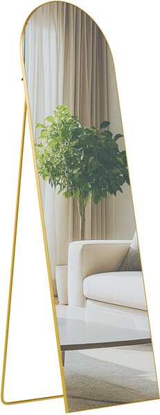 Zrcadlo Moline 160x50 cm - zlaté lesklé