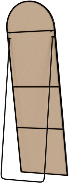 Zrcadlo Moline 160x50 cm - černé matné
