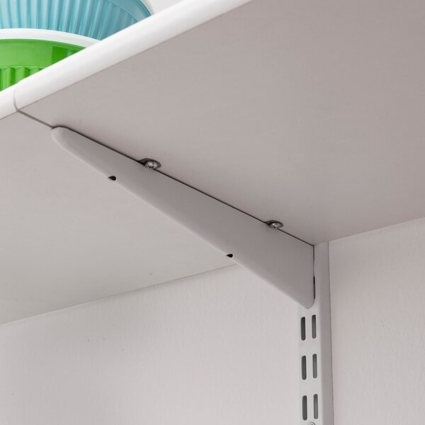 Nosník polic typu U pro ELEMENT SYSTEM, hloubka 270 mm, bílý