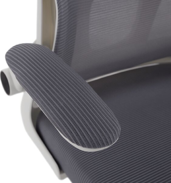 Ergonomická kancelářská židle IMPERIAL - šedá síťovina