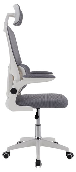 Ergonomická kancelářská židle IMPERIAL - šedá síťovina