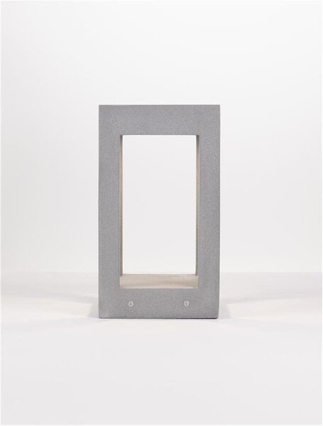 NV 9540215 Venkovní sloupkové svítidlo BEV šedý beton skleněný difuzor LED 5W 3000K 120-230V IP65 - NOVA LUCE
