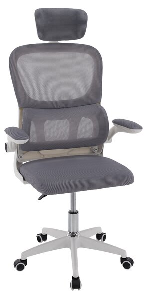 Ergonomická kancelářská židle IMPERIAL - šedá síťovina