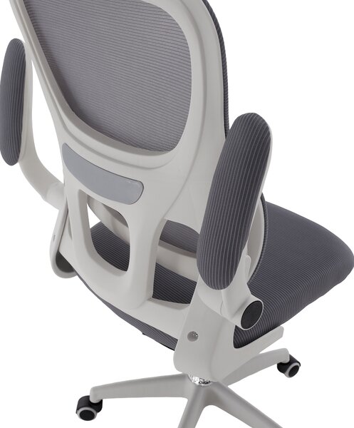 Ergonomická kancelářská židle IMPERIAL - šedá síťovina