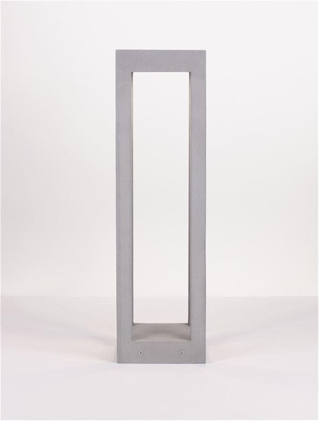 NV 9540216 Venkovní sloupkové svítidlo BEV šedý beton skleněný difuzor LED 5W 3000K 120-230V IP65 - NOVA LUCE