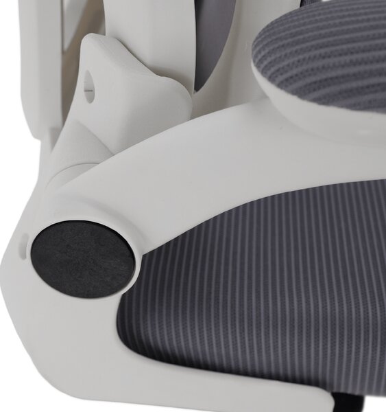 Ergonomická kancelářská židle IMPERIAL - šedá síťovina