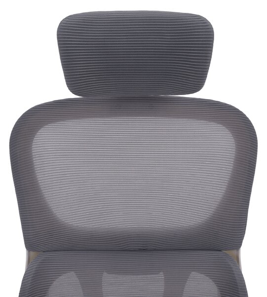 Ergonomická kancelářská židle IMPERIAL - šedá síťovina