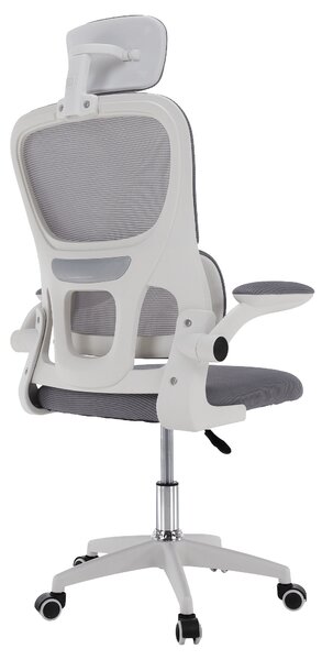 Ergonomická kancelářská židle IMPERIAL - šedá síťovina