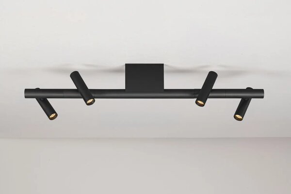 -25 % Dny Marianne - Nova Luce Černé kovové stropní LED světlo Avelo 75 cm