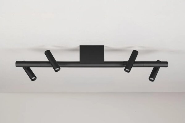 -25 % Dny Marianne - Nova Luce Černé kovové stropní LED světlo Avelo 75 cm