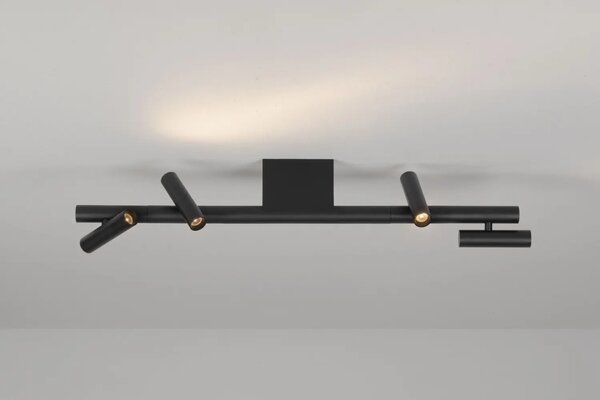 -25 % Dny Marianne - Nova Luce Černé kovové stropní LED světlo Avelo 75 cm