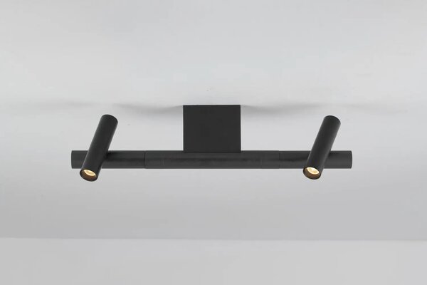 -25 % Dny Marianne - Nova Luce Černé kovové stropní LED světlo Avelo 46 cm