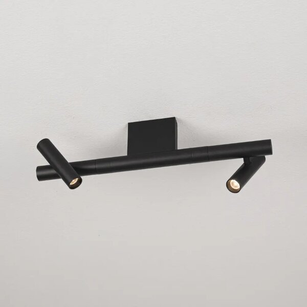 -25 % Dny Marianne - Nova Luce Černé kovové stropní LED světlo Avelo 46 cm