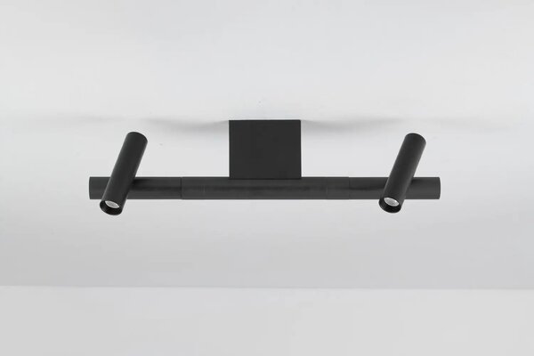 -25 % Dny Marianne - Nova Luce Černé kovové stropní LED světlo Avelo 46 cm