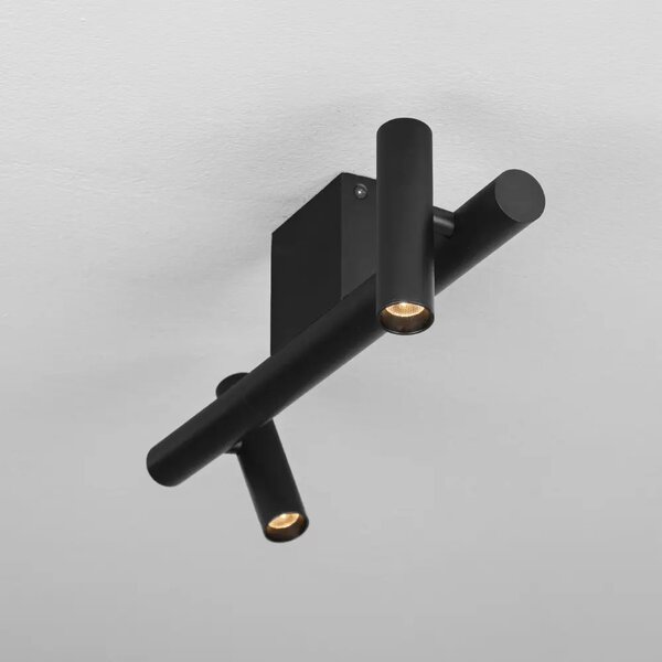 -25 % Dny Marianne - Nova Luce Černé kovové stropní LED světlo Avelo 46 cm