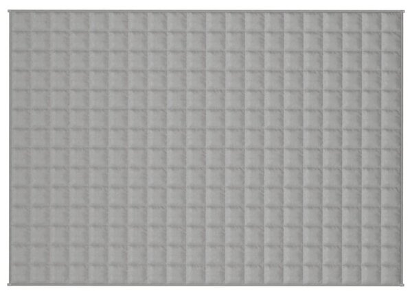 Zátěžová deka šedá 137 x 200 cm 6 kg textil