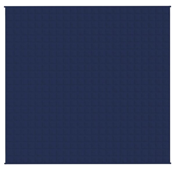 Zátěžová deka modrá 220 x 230 cm 15 kg textil