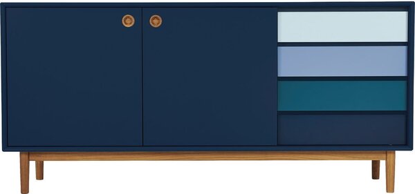 Tmavě modrá komoda Tom Tailor for Tenzo Color Box, 170 x 80 cm