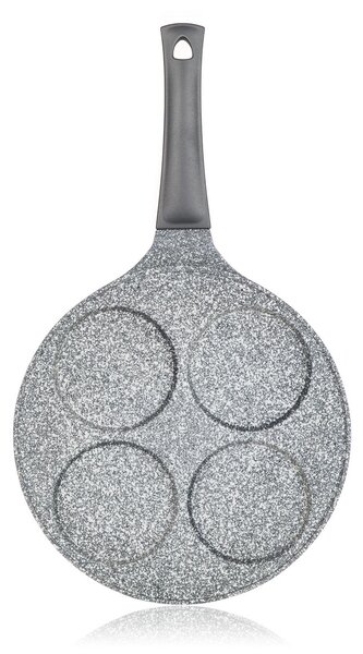 Banquet Pánev na 4 lívance s nepřilnavým povrchem Granite Grey, pr. 26 cm