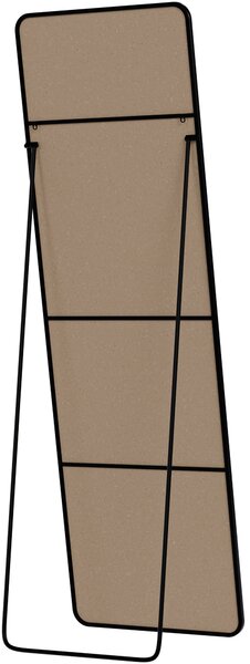 Zrcadlo Gurnee 160x50 cm - černé matné