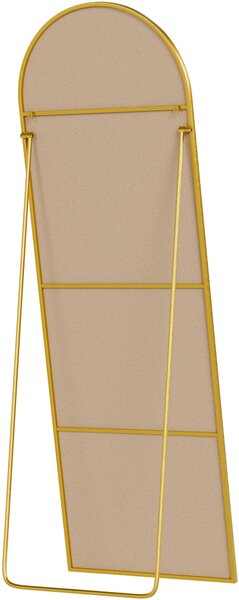 Zrcadlo Moline 150x50 cm - zlaté lesklé