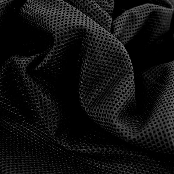 Polyesterová elastická síťovina Černá, oko 2x2mm