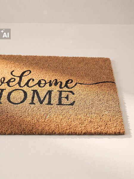 Sinsay - Rohožka s nápisem Welcome home - vícebarevná