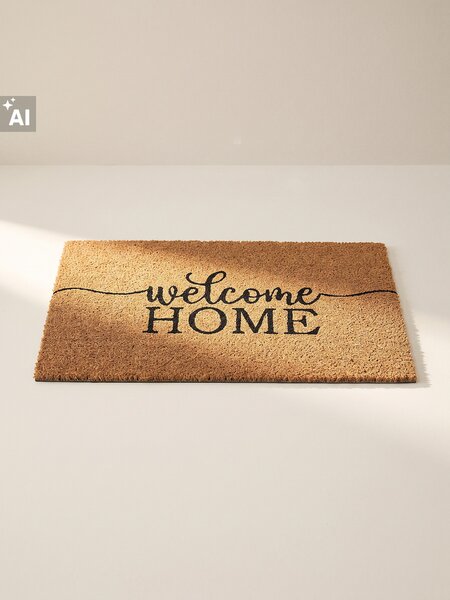 Sinsay - Rohožka s nápisem Welcome home - vícebarevná