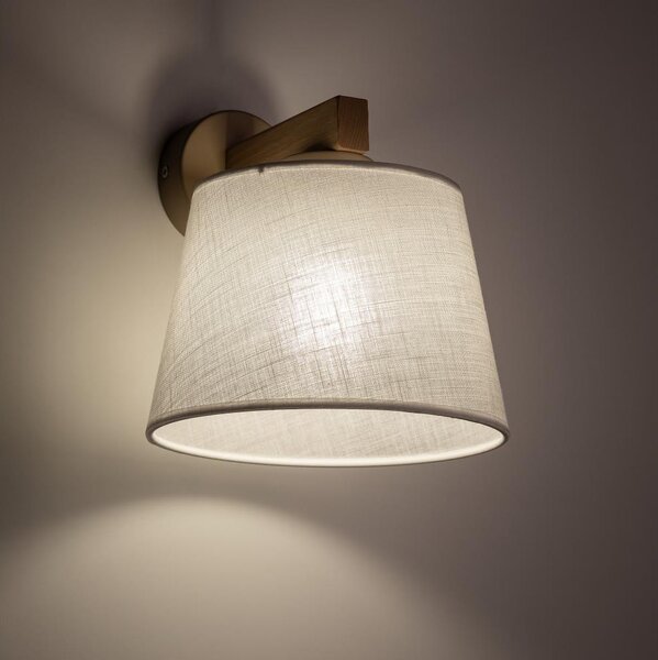 BRILAGI - LED Nástěnná lampa LATTE SABIA 1xE27/15W/230V borovice/bílá