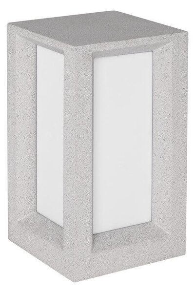 NV 9739352 Venkovní sloupkové svítidlo CASTRO bílý pískovec a akryl E27 1x12W bez žárovky 100-240V IP65 - NOVA LUCE
