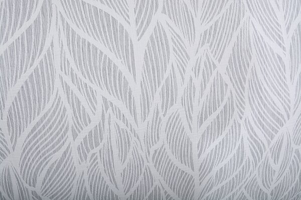Žakárové povlecení EXCLUSIVE SILVA šedé 140x200 cm listy
