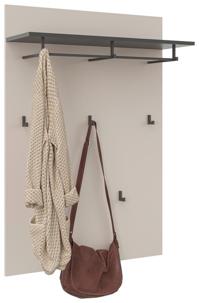 ŠATNA, antracitová, kašmírová, 220/195/38 cm Xora - Online Only šatny & botníky, Online Only