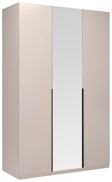 ŠATNÍ SKŘÍŇ S OTOČNÝMI DVEŘMI, kašmírová, 134/211/55 cm P & B - Šatní skříně, Online Only