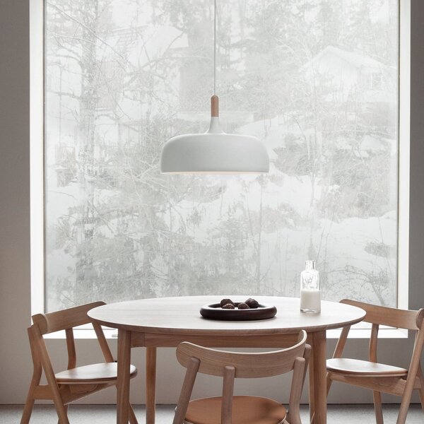 Závěsná svítidlo Northern, Acorn, Bílá, Obývací pokoj, Kov, Design
