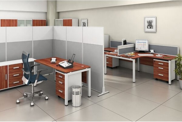 Samostatný paravan CF, textilní/MDF, 1200 x 1200 mm